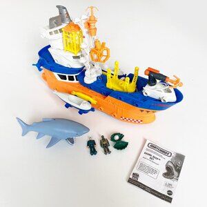 Matchbox Mega Rig Shark Ship Building Set w/ Manual
